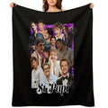 Pedro Pascal Velvety-soft Throw Blanket