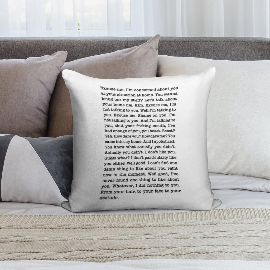 Kim Richards Vs Eileen Davidson RHOBH Soft Warmth Comfort Throw Pillow