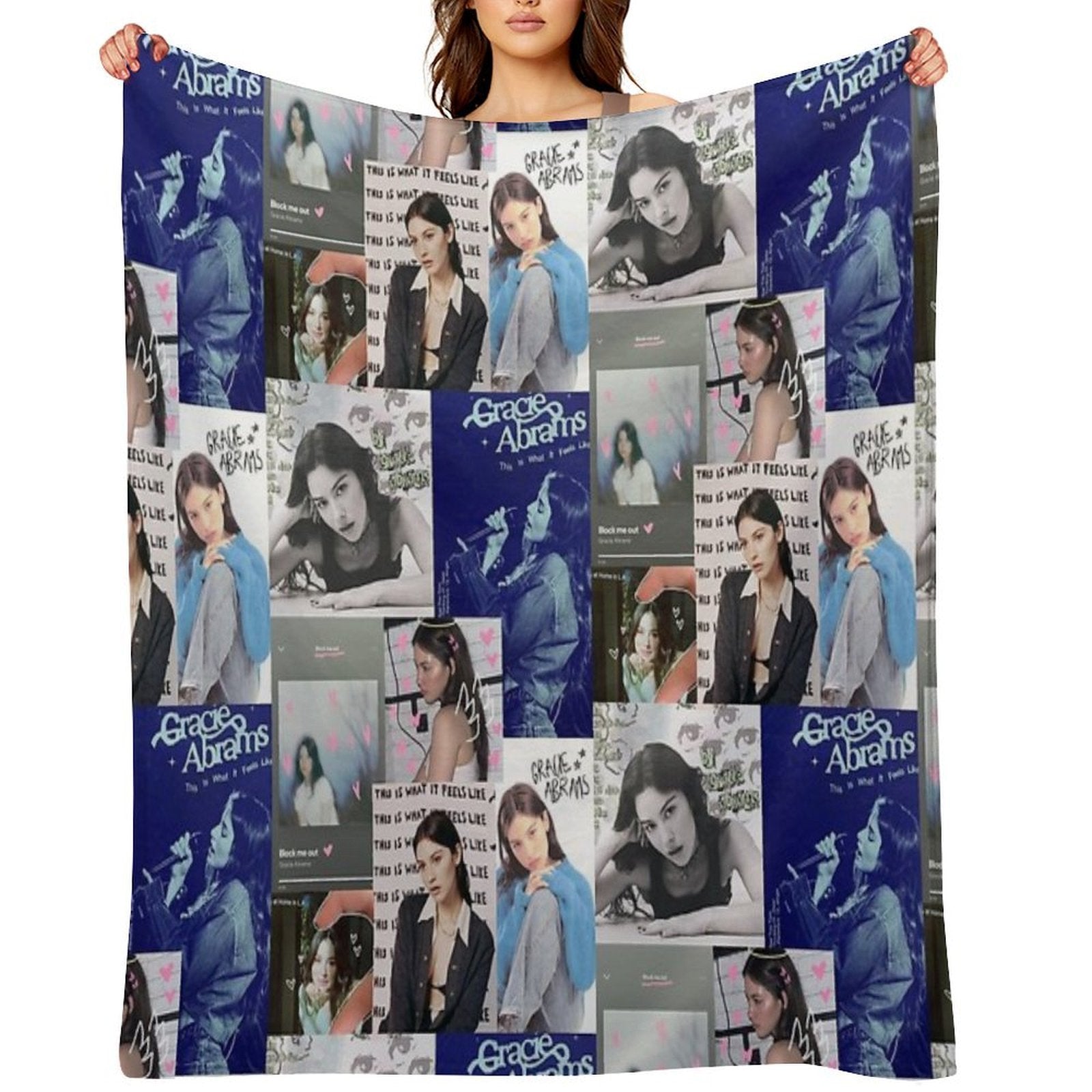 Gracie Abrams Travel-friendly Throw Blanket