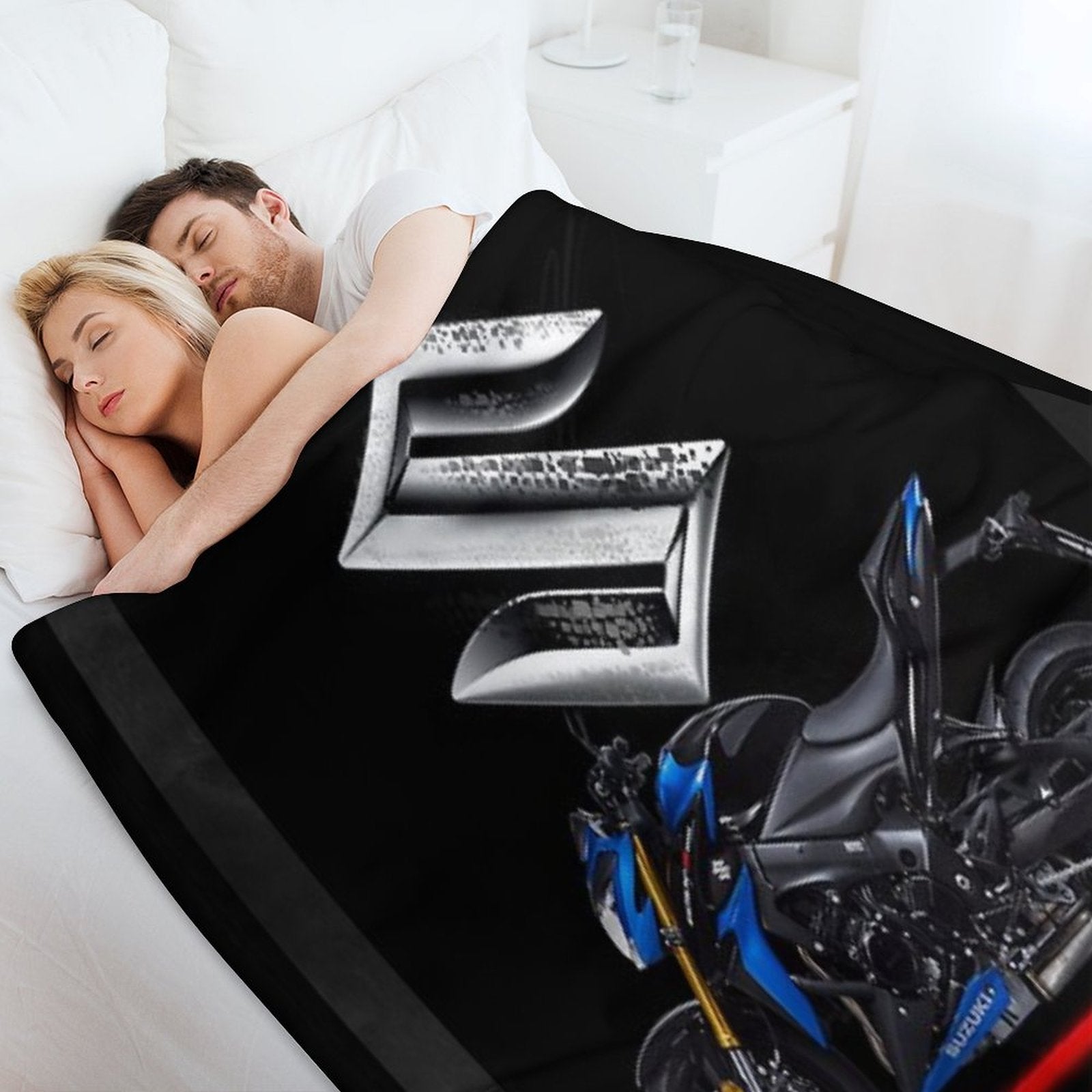 GSX R Lightweight Throw Blanket