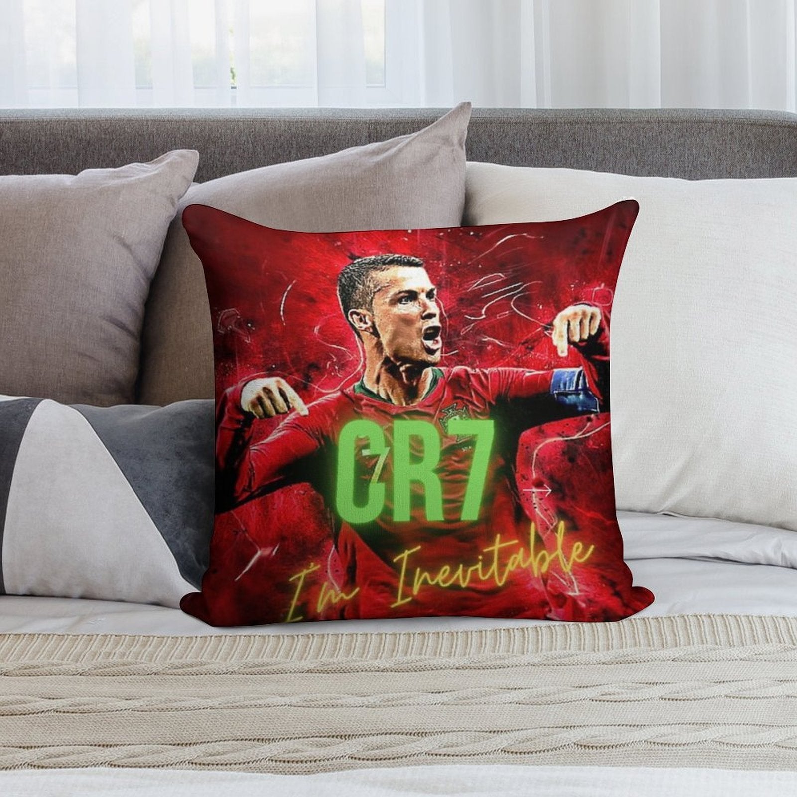 CR7 Soft Reinforced Edging Throw Pillow