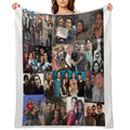 Teen Wolf Collage Eco-conscious Throw Blanket
