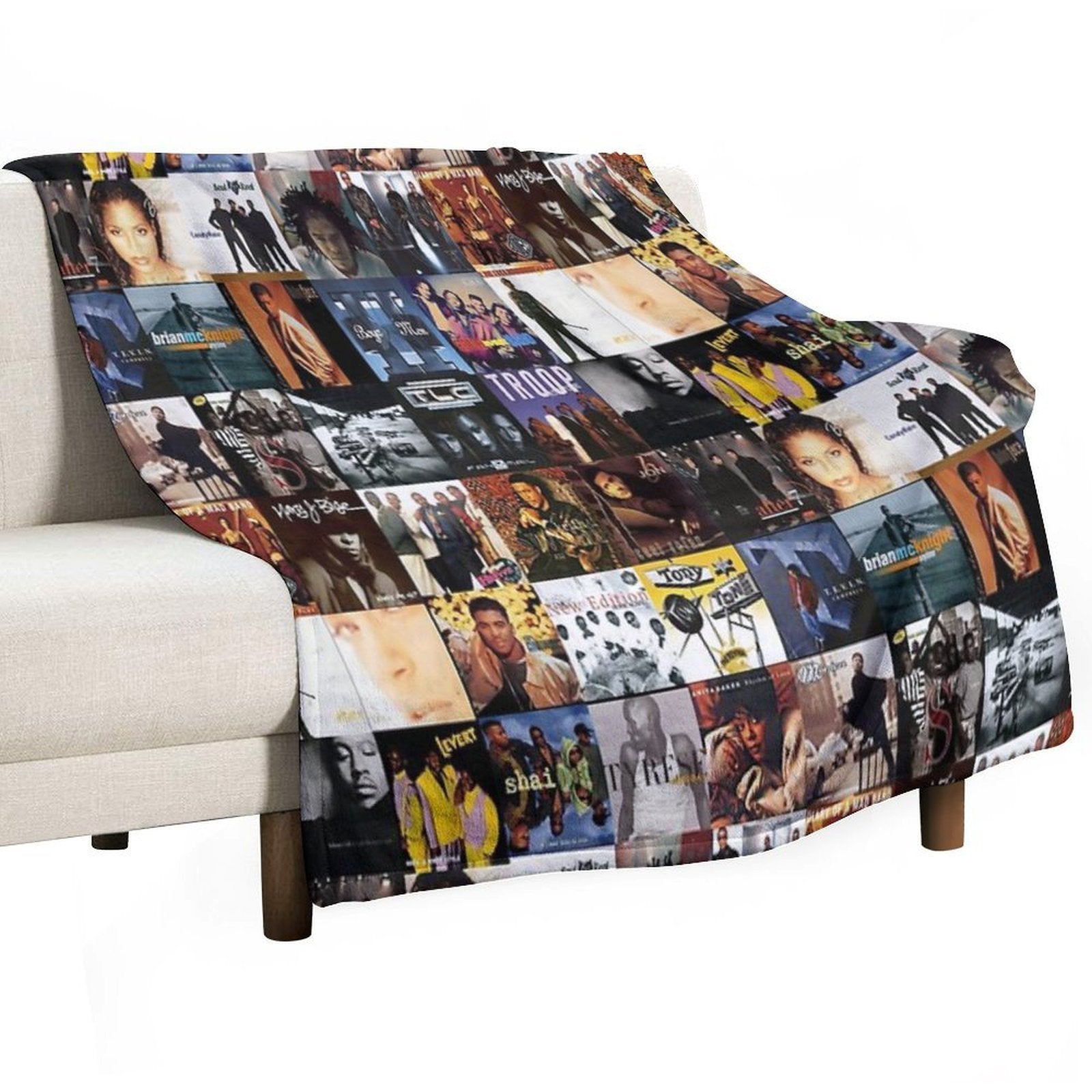 90s R&B Classics Deluxe Durable Throw Blanket
