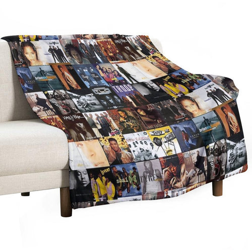 90s R&B Classics Deluxe Durable Throw Blanket