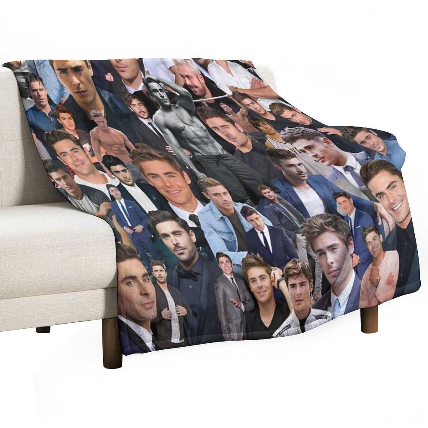 Zac Efron Eco-conscious Throw Blanket