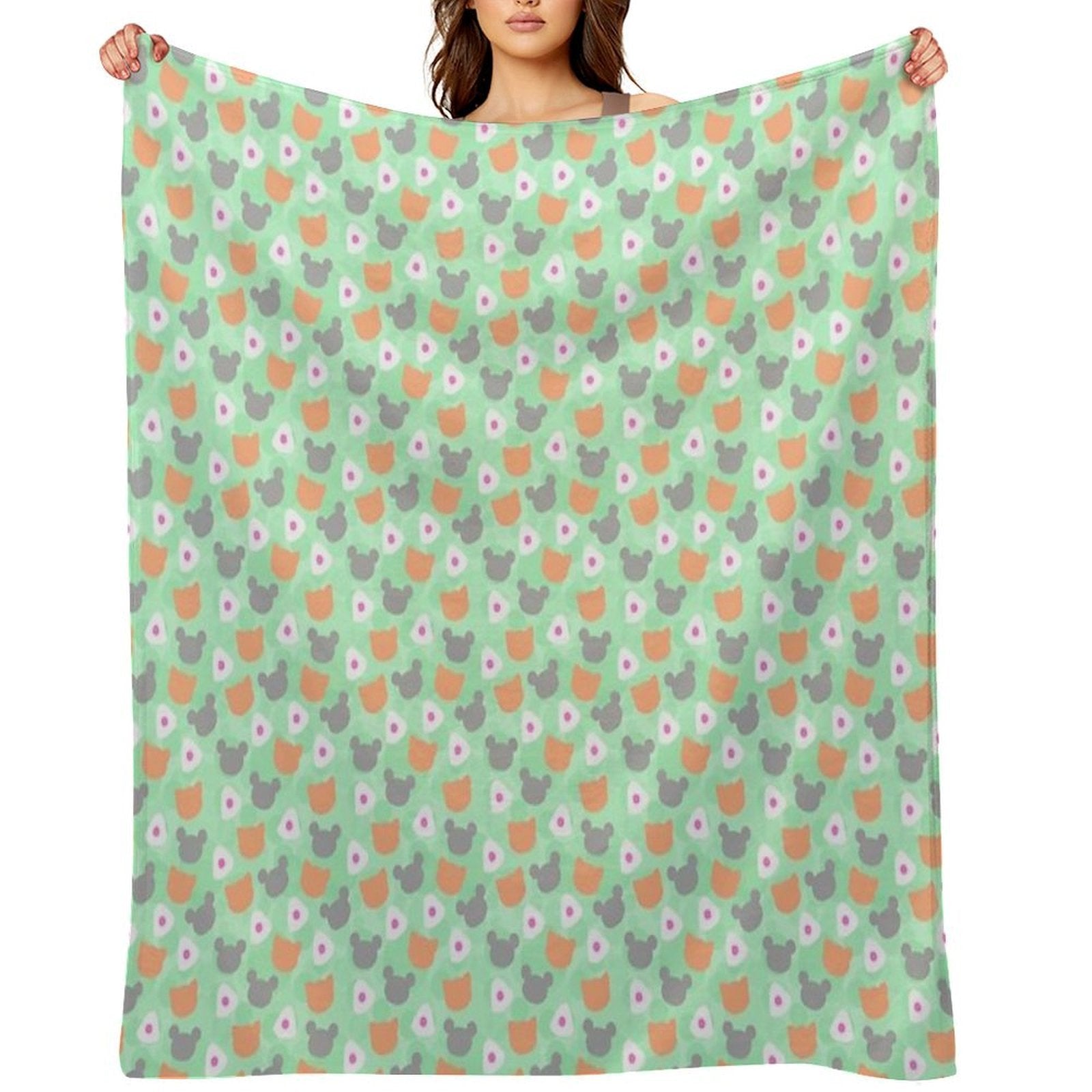 Rat, Cat, Rice All-season Throw Blanket
