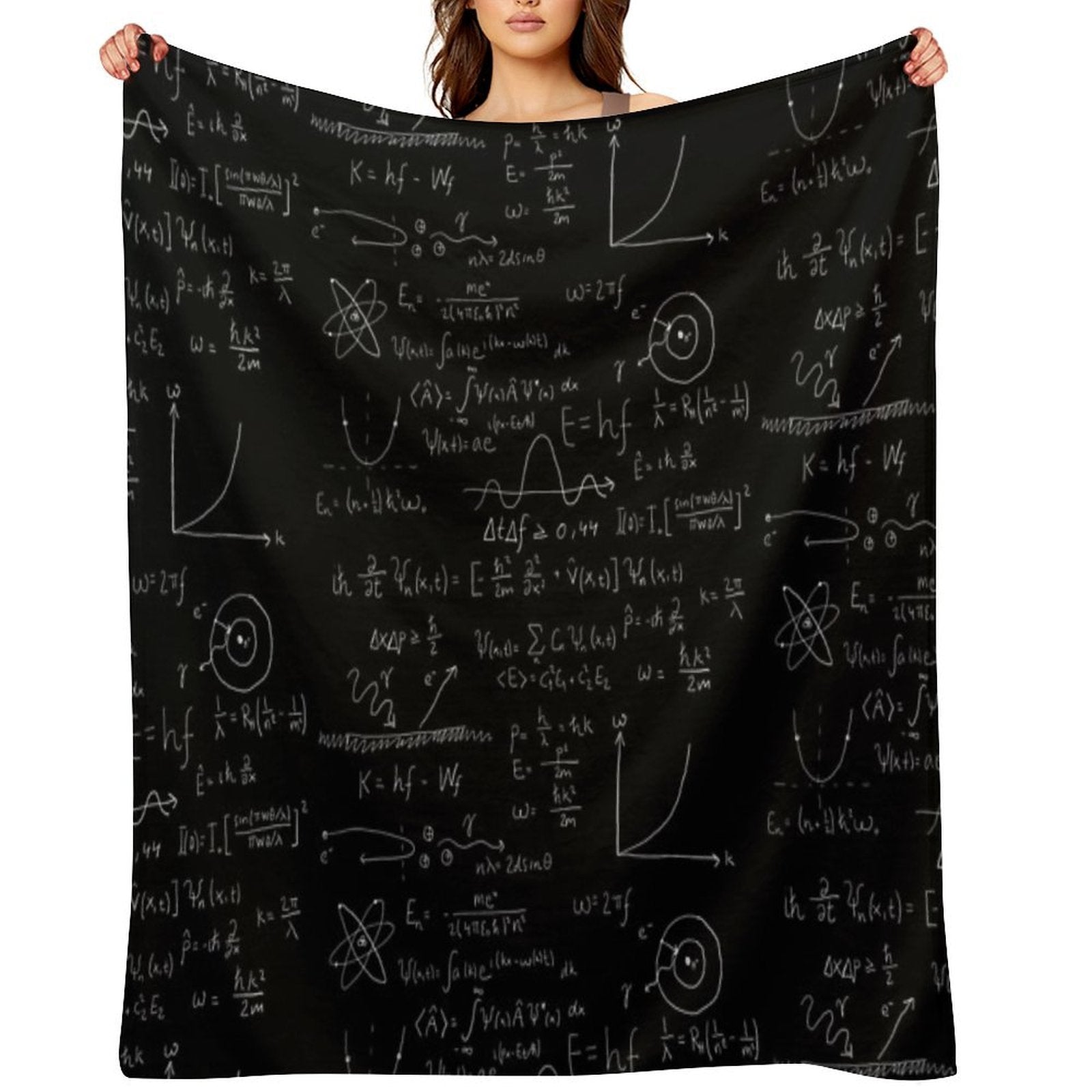 Quantum Physics Gift-ready Throw Blanket