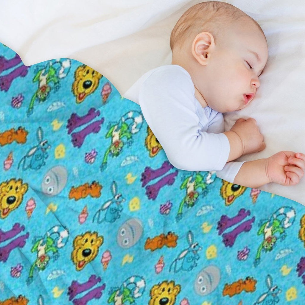Bear Big House Easy Care Throw Blanket