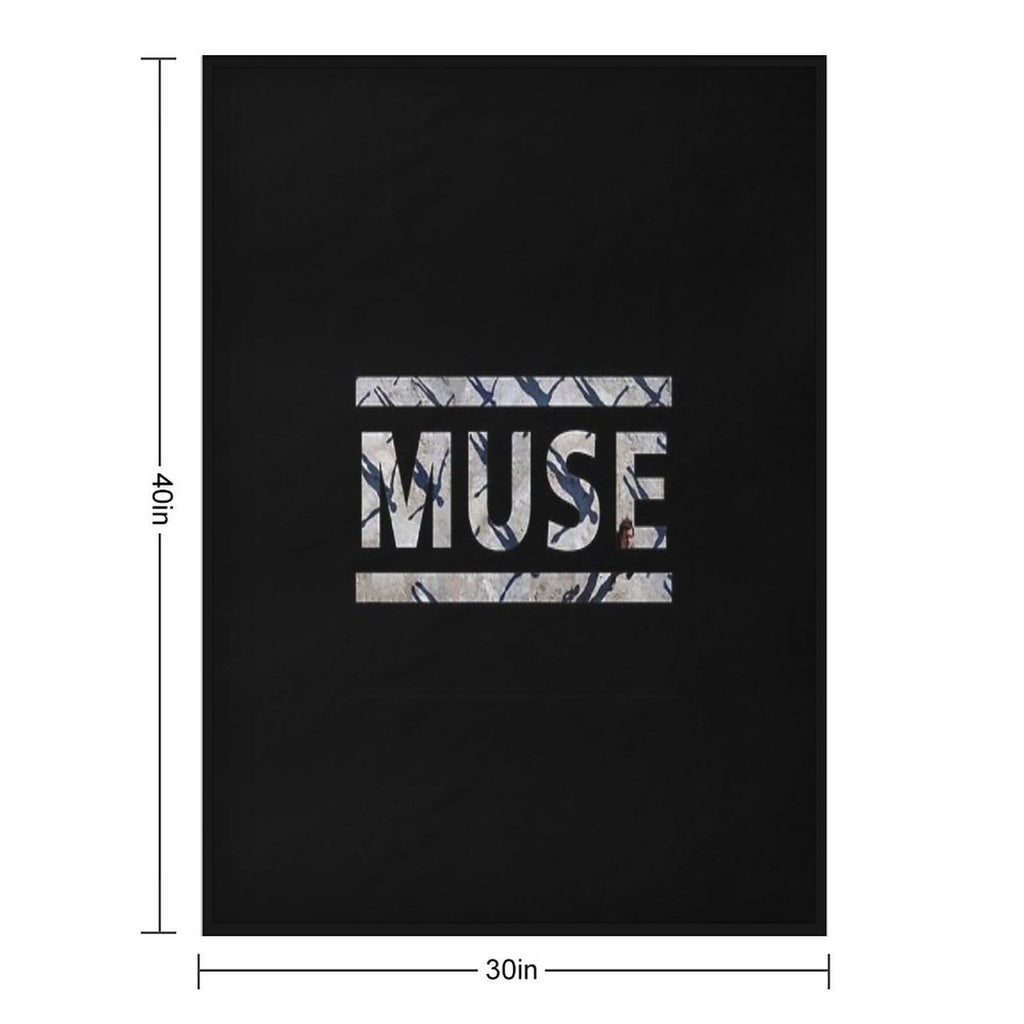 Absolution Muse Cover Logo Compact Throw Blanket