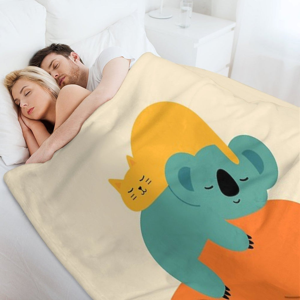 Being Lazy Travel-friendly Throw Blanket