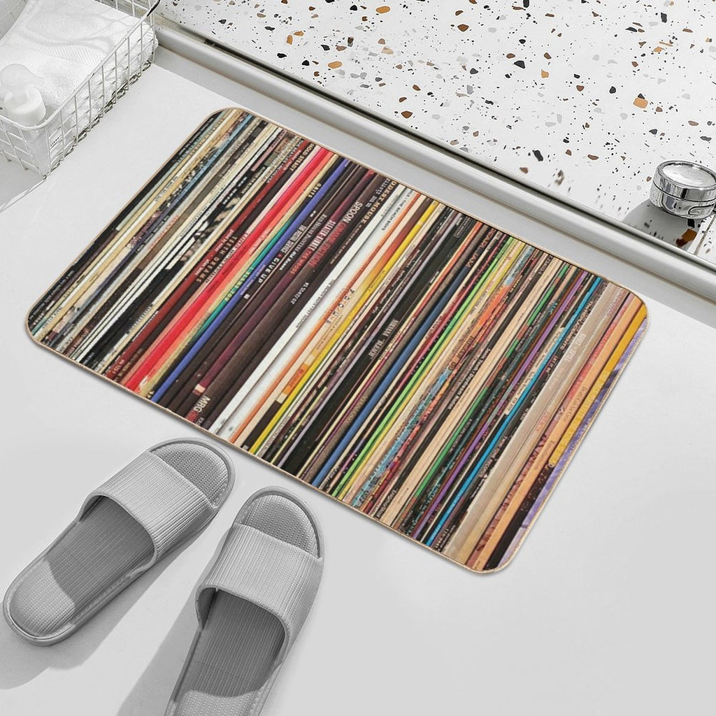 Ultimate Vinyl Record Collection  Repositionable Bath Mat
