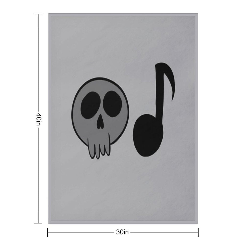 Death Note Music Note Comfort Throw Blanket