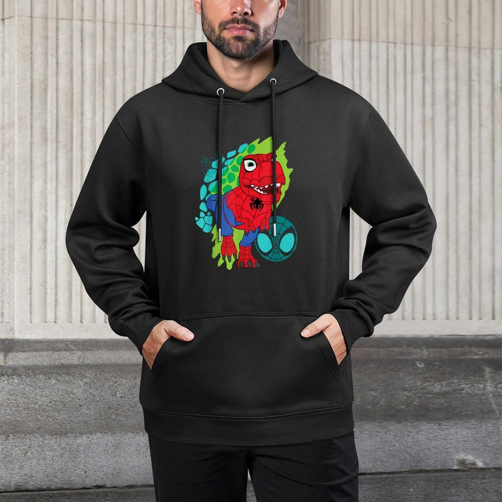 Marvel Spidey And His Amazing Friends Spider-Rex Cute Shot Shape Retention Hoodie