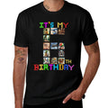 Its My 6th Birthday Funny Italian Brainrot Meme Boys Girls  Fade-proof Color T-Shirt