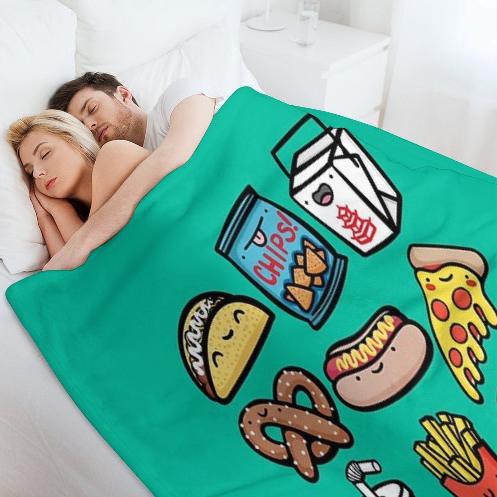 Junk Food Dudes Multi-functional Throw Blanket