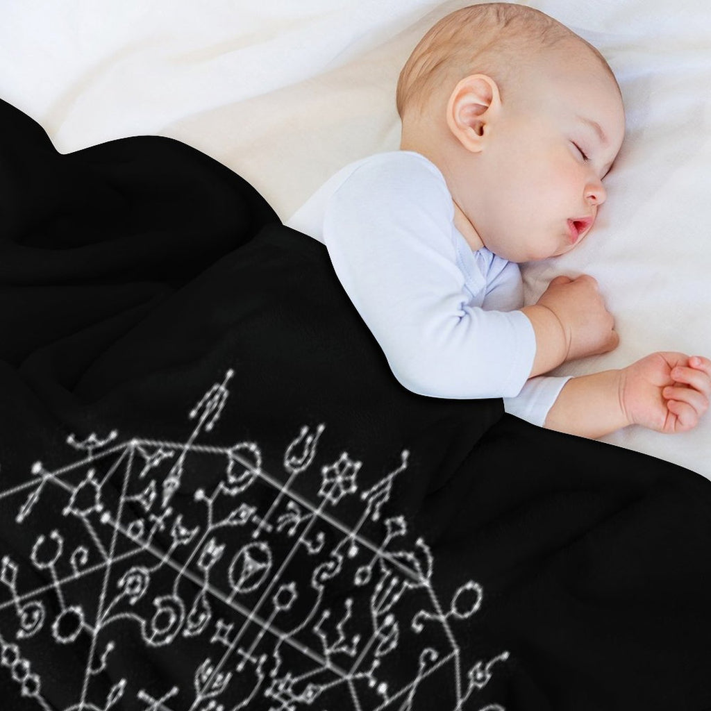 Path of Exile 2 Passive Skill Tree (white) Compact Throw Blanket