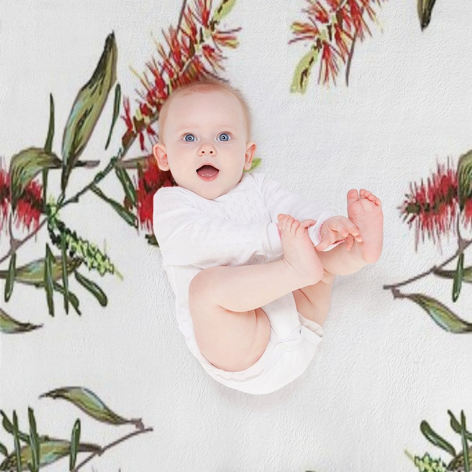 Callistemon Easy Care Throw Blanket