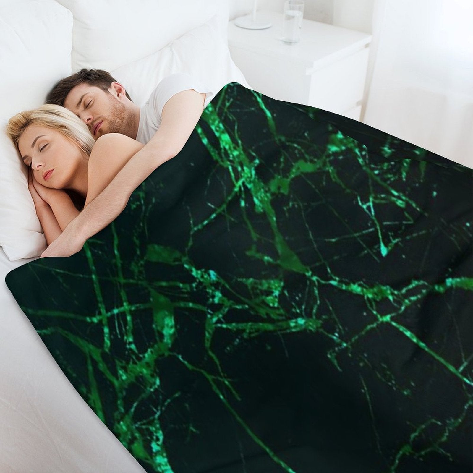 Alien Marble Compact Throw Blanket