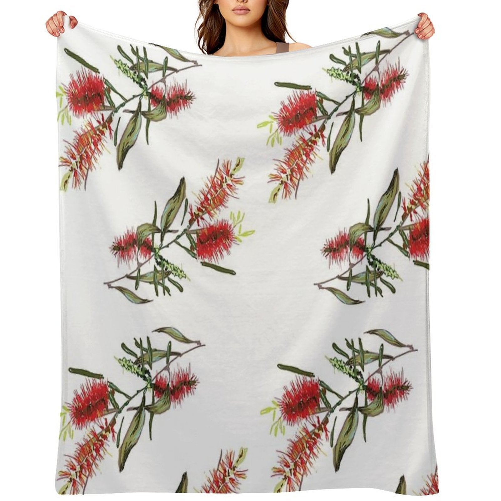 Callistemon Easy Care Throw Blanket