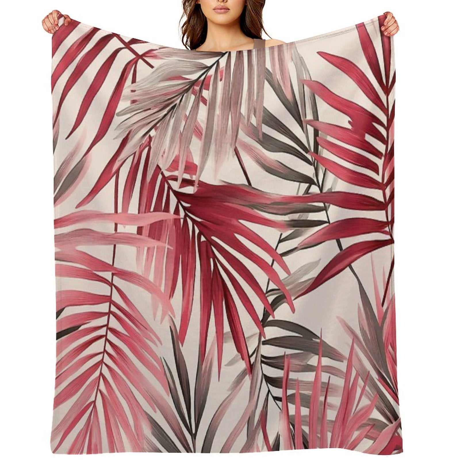 Fleur Fantasia Anti-pilling Throw Blanket