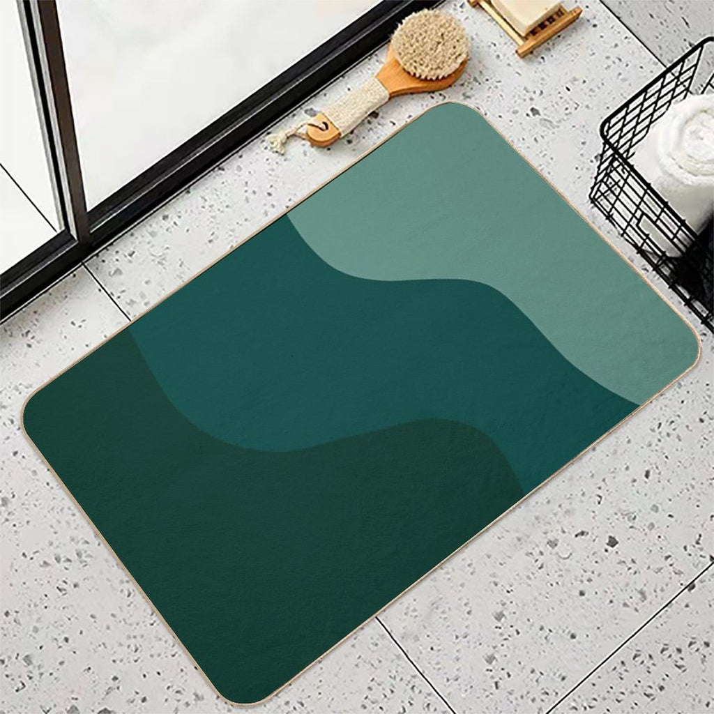 Abstract Minimal 63  Long-Lasting Bath Mat