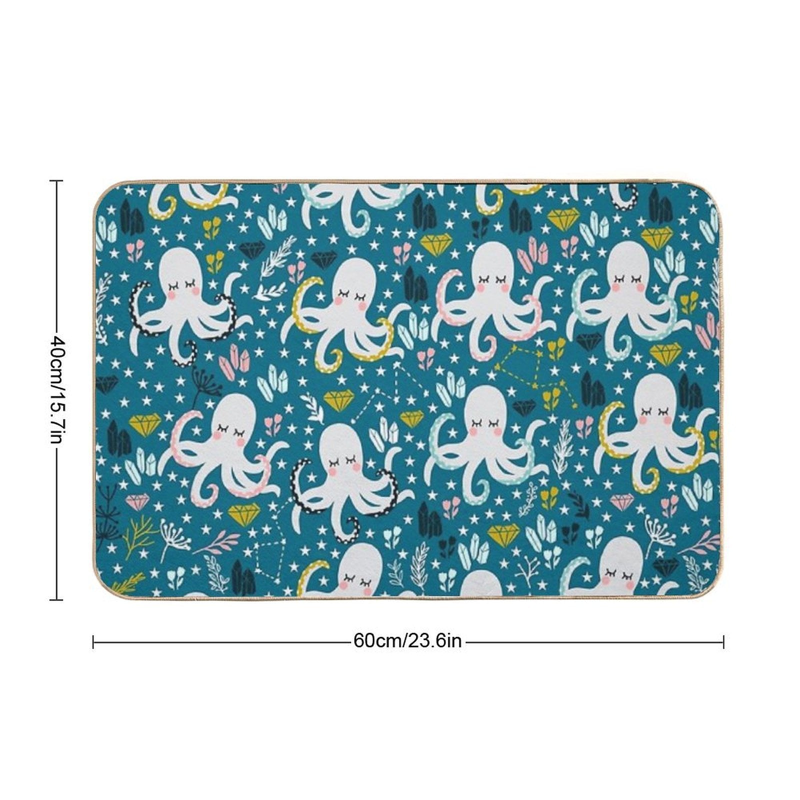 Cute Octopus  Non-Slip Bath Mat