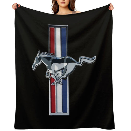 'stang Sustainable Throw Blanket