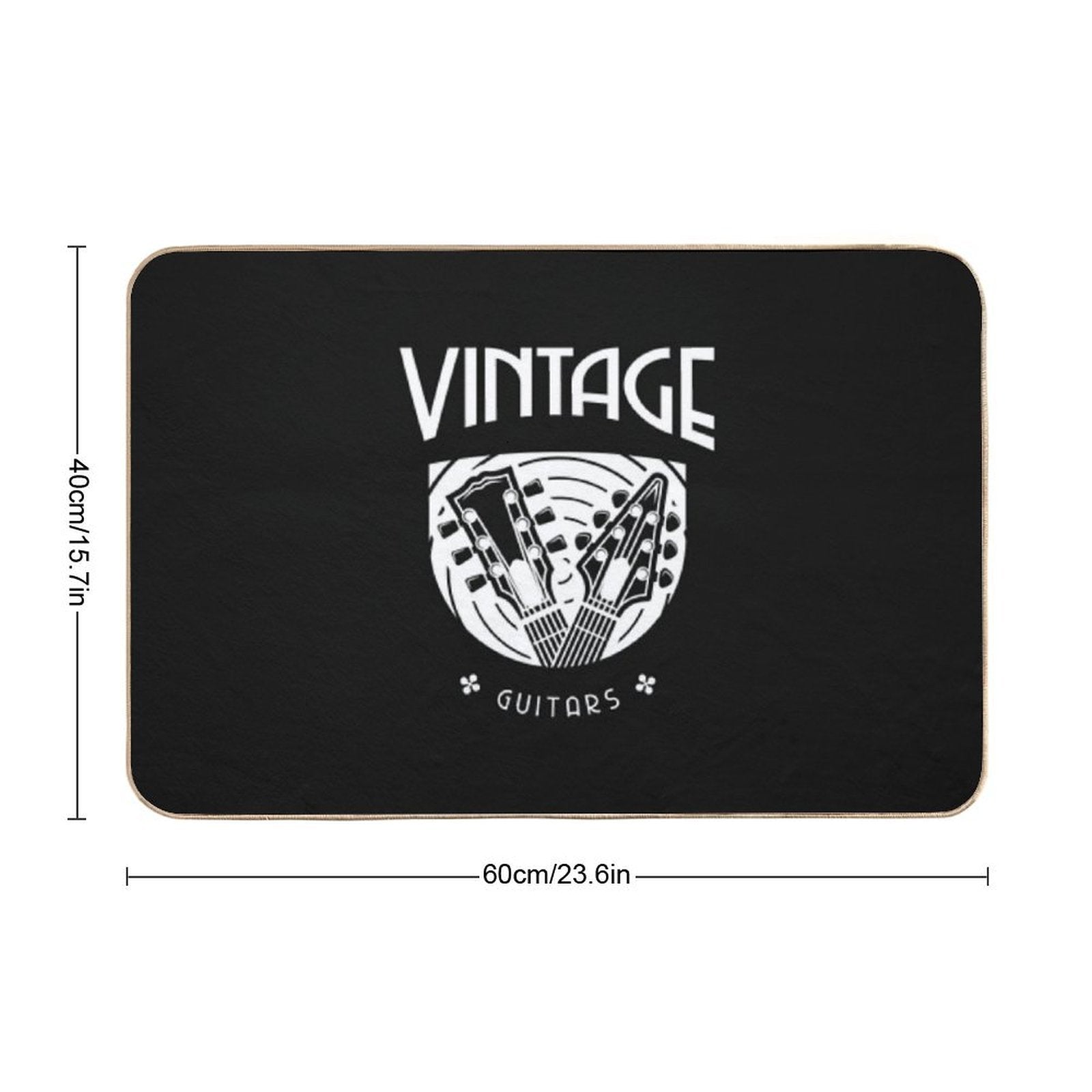 Vintage Guitars  Eco-Friendly Bath Mat