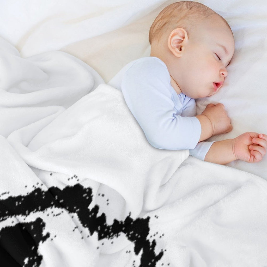 Toxic Hazard Embled Eco-conscious Throw Blanket