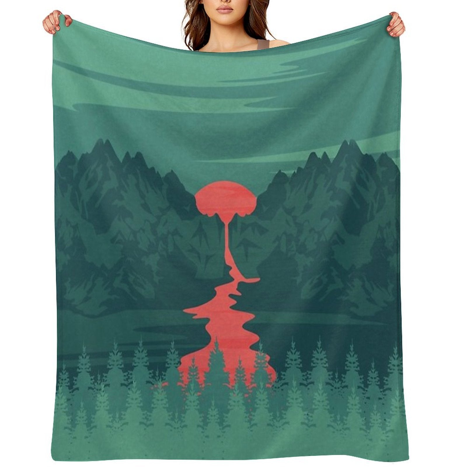 The Red River Durable Throw Blanket