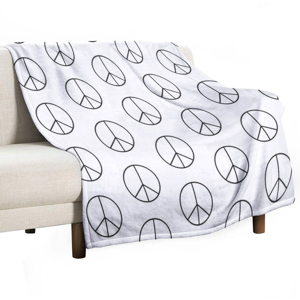 Peace Travel-friendly Throw Blanket