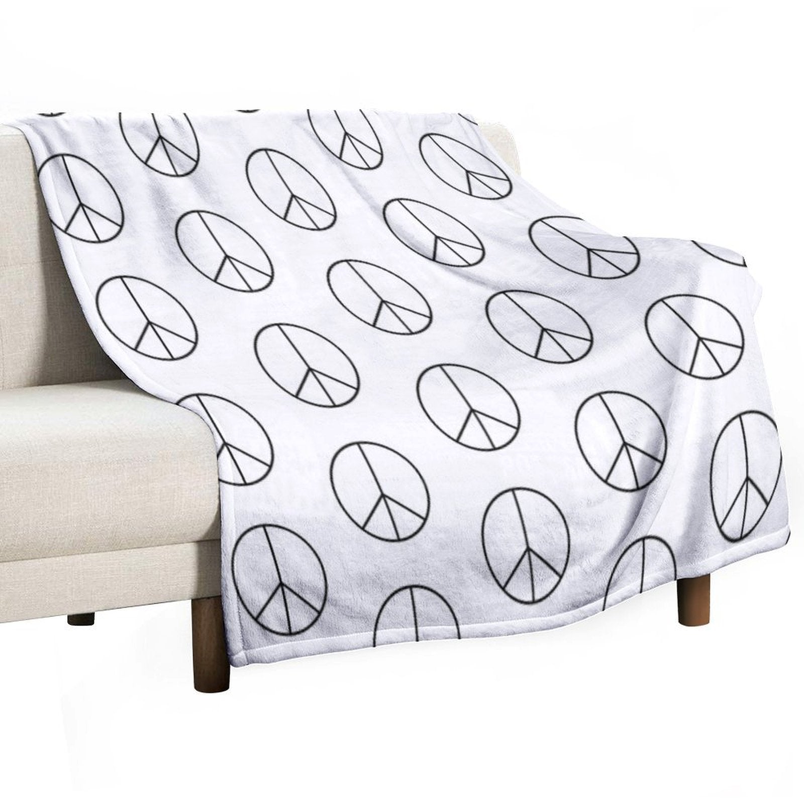 Peace Travel-friendly Throw Blanket