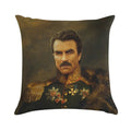 Tom Selleck - Replaceface Soft Short Plush Fabric Throw Pillow