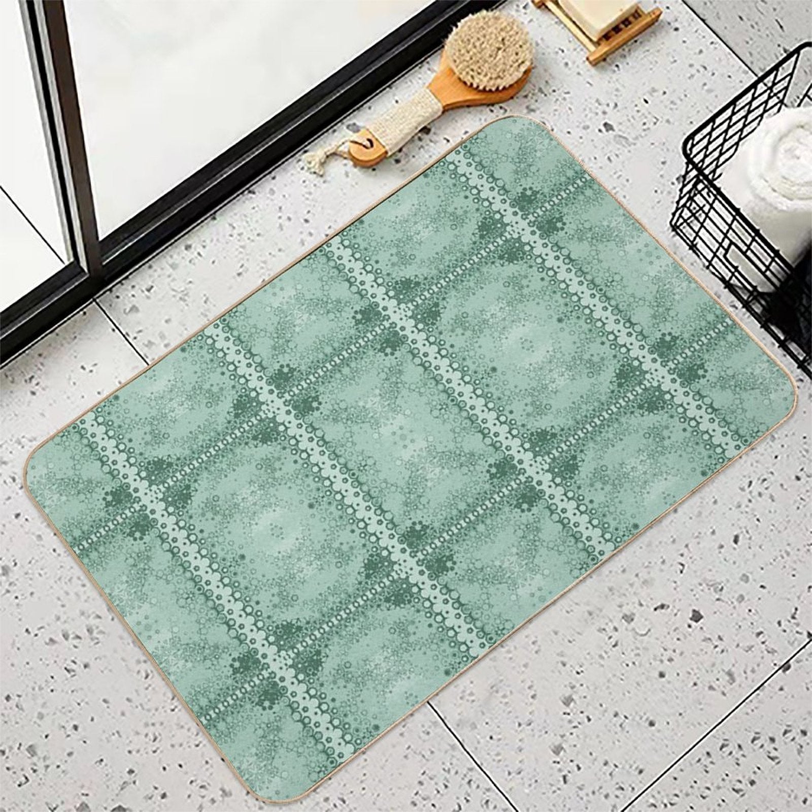 Pattern 25  Eco-Friendly Bath Mat