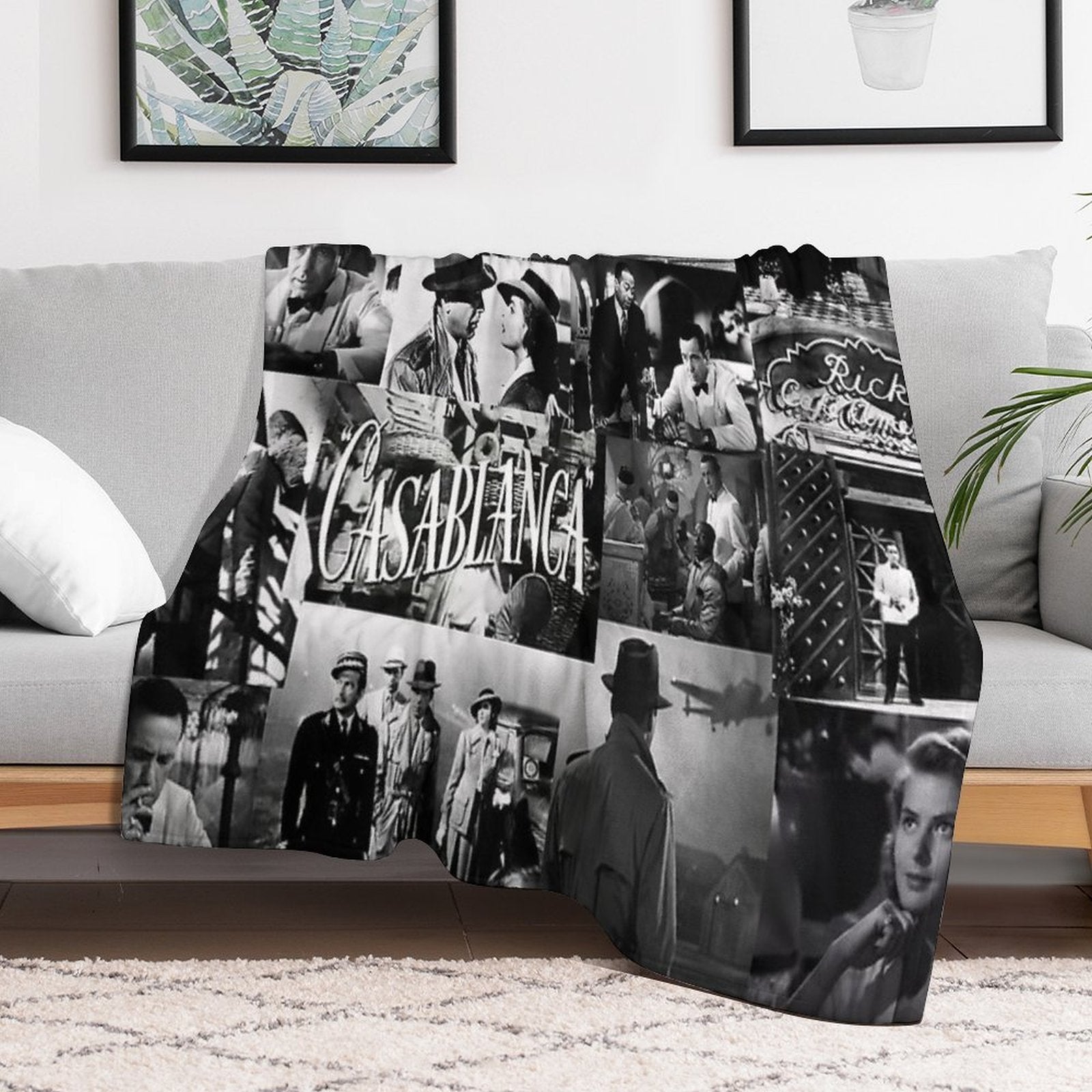 Casablanca Velvety-soft Throw Blanket