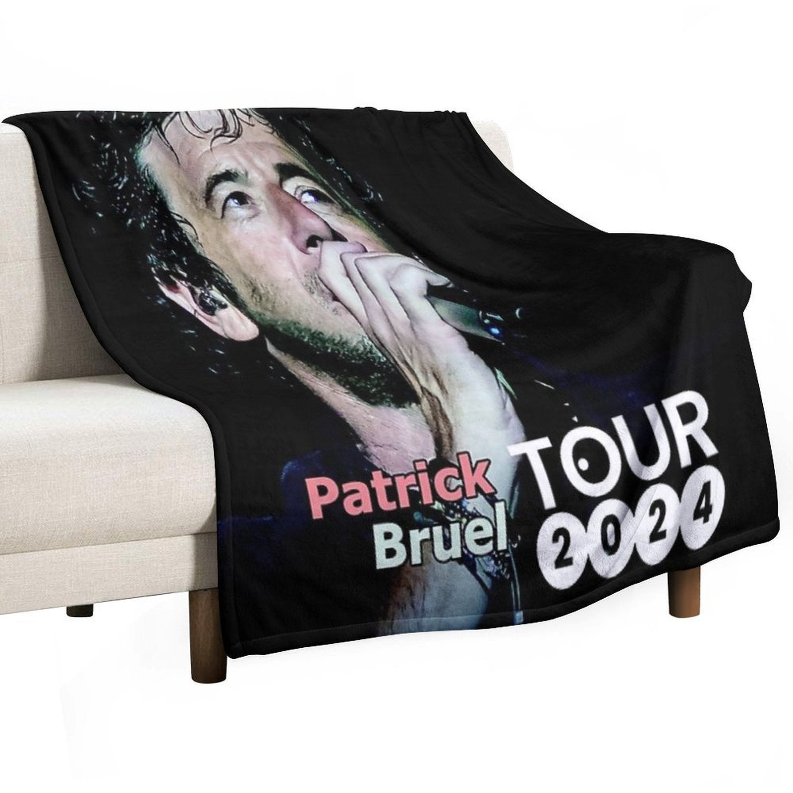 Bilanya Patrick Bruel Show Tour TOURNEE En ACOUSTIQUE 2022 Comfort Throw Blanket