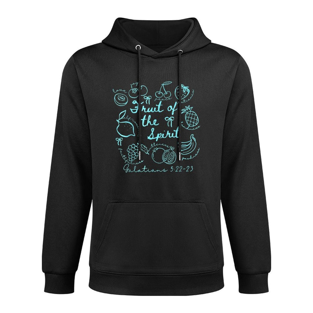 Fruit Of The Spirit Galatians 522-23 Cute Christian Breathable Fabric Hoodie