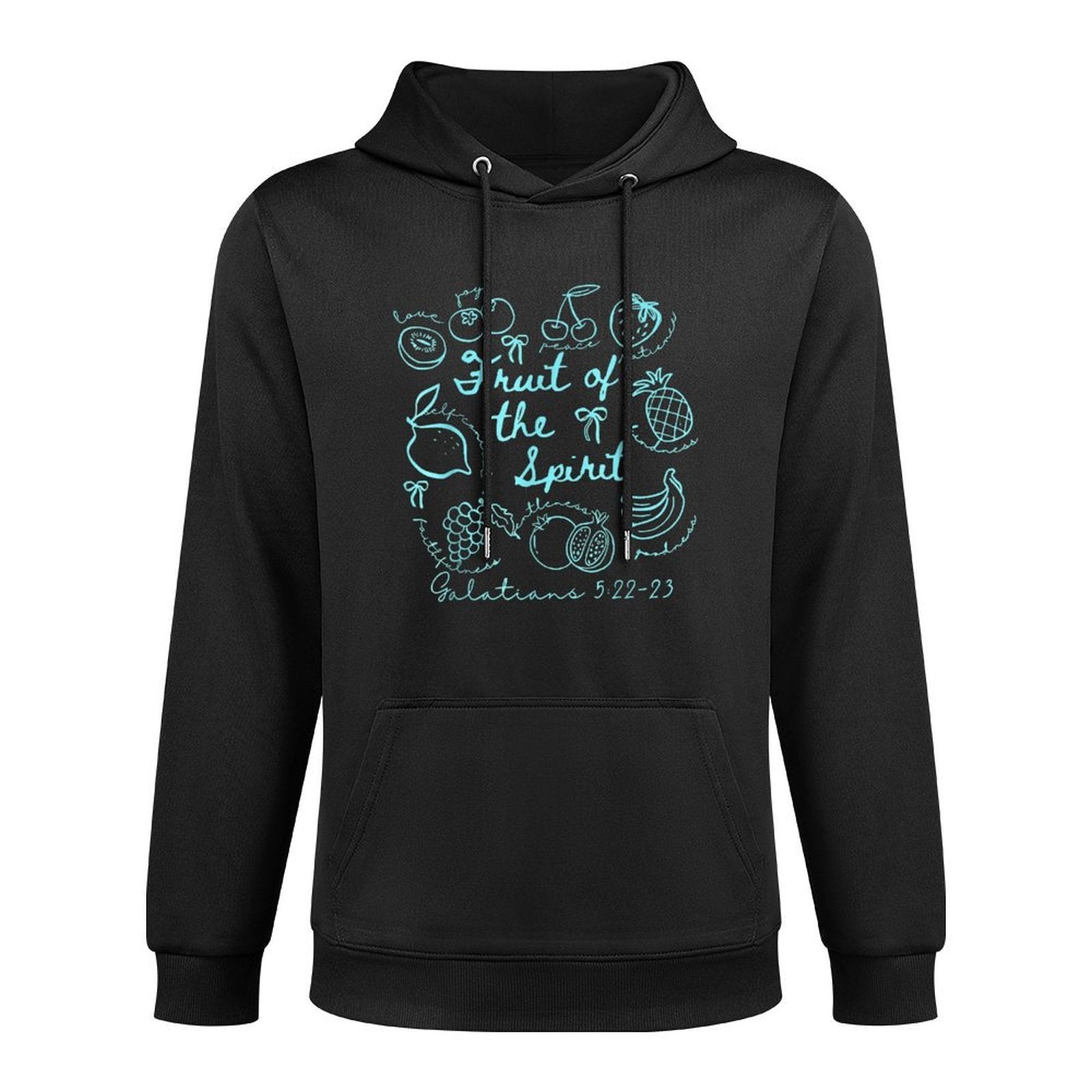 Fruit Of The Spirit Galatians 522-23 Cute Christian Breathable Fabric Hoodie