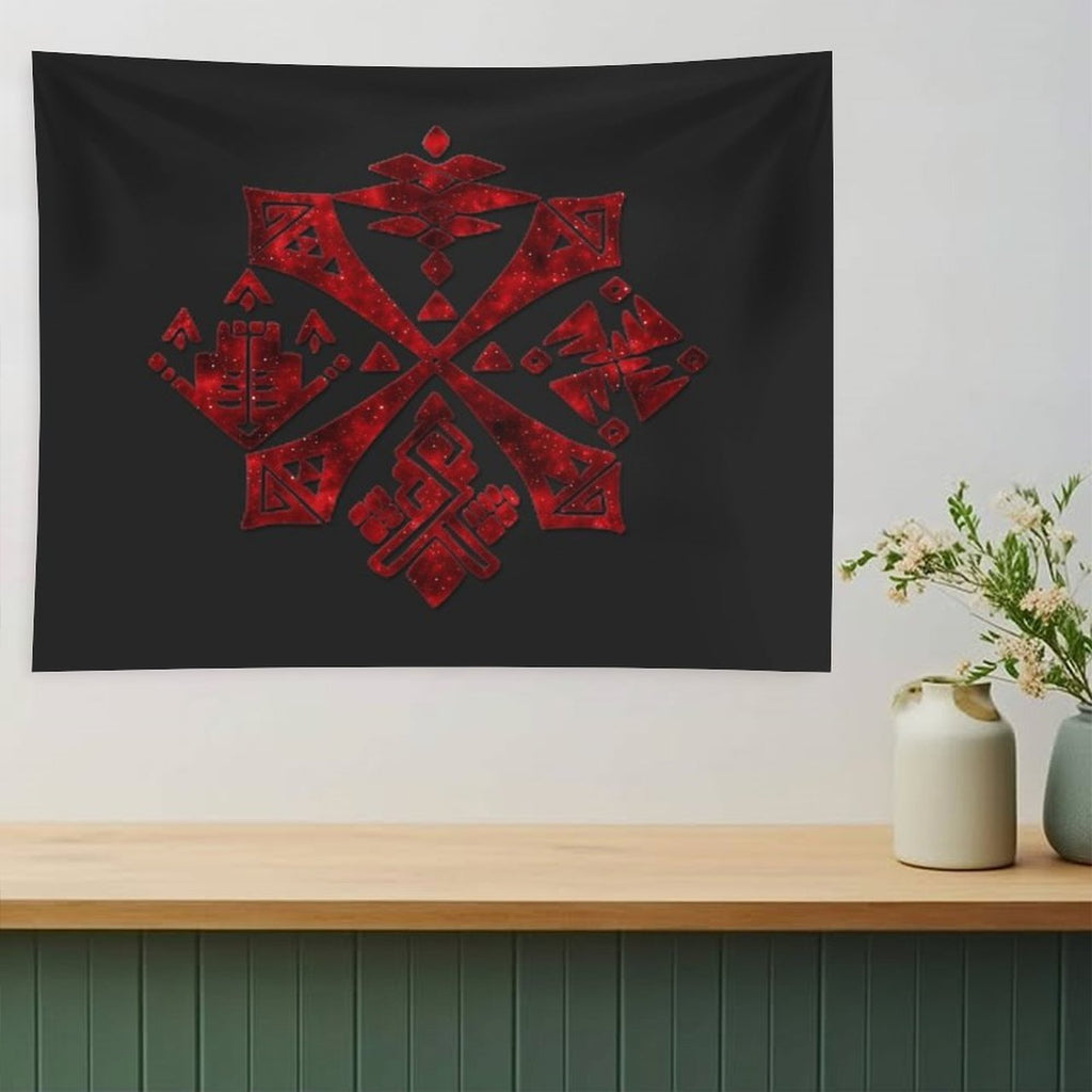 Monster Hunter - Hunter's Guild Emblem (Galaxy Design) Tapestry