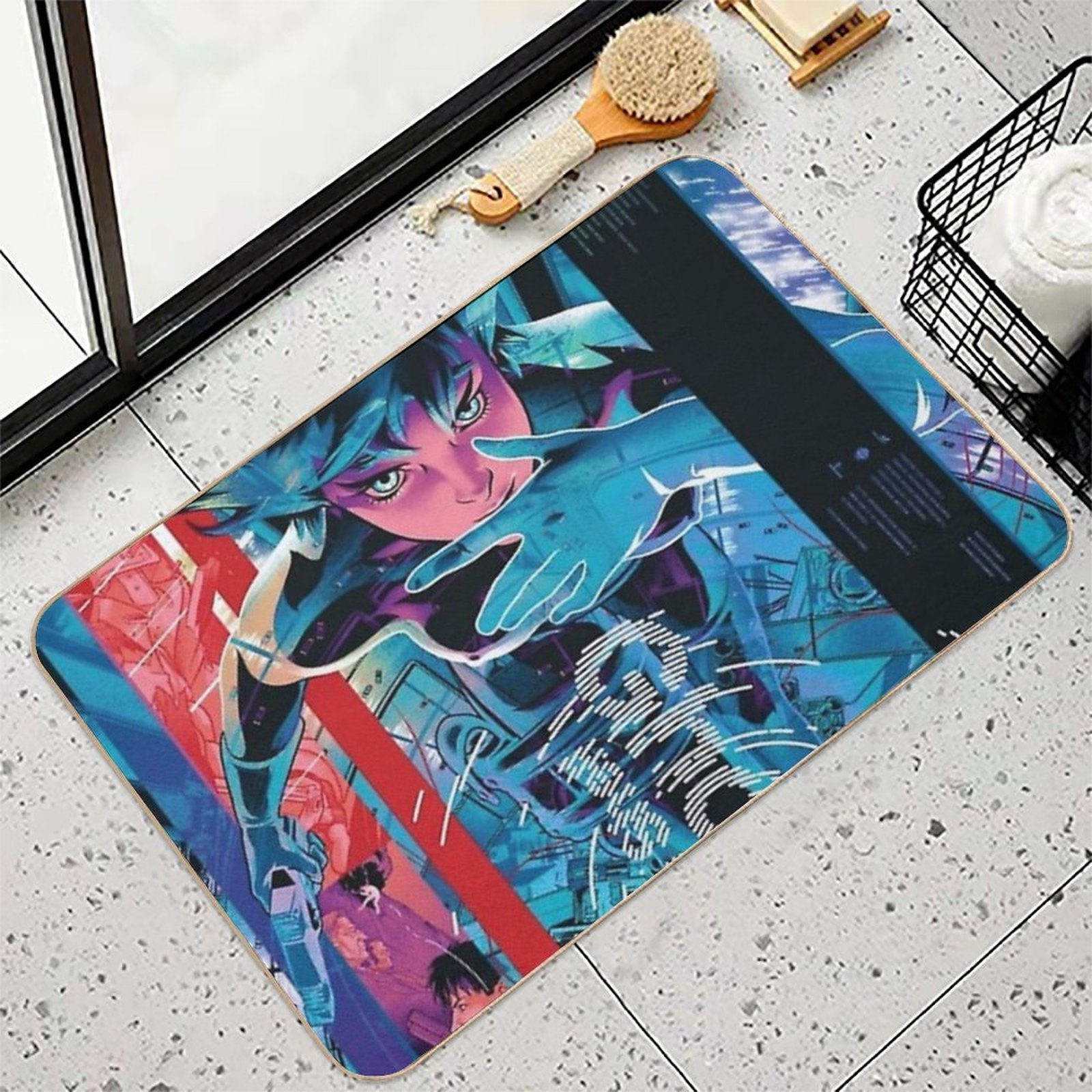Ghost in The Shell by Emilie42  Versatile Bath Mat