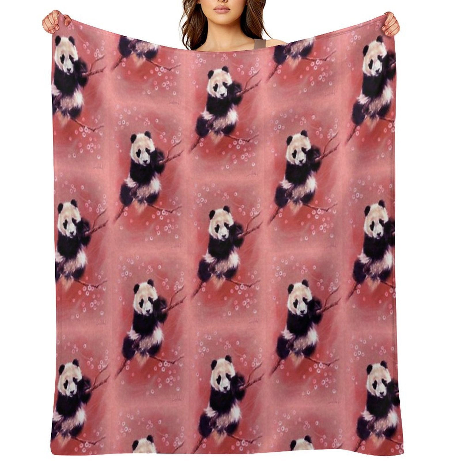 Panda Sustainable Throw Blanket