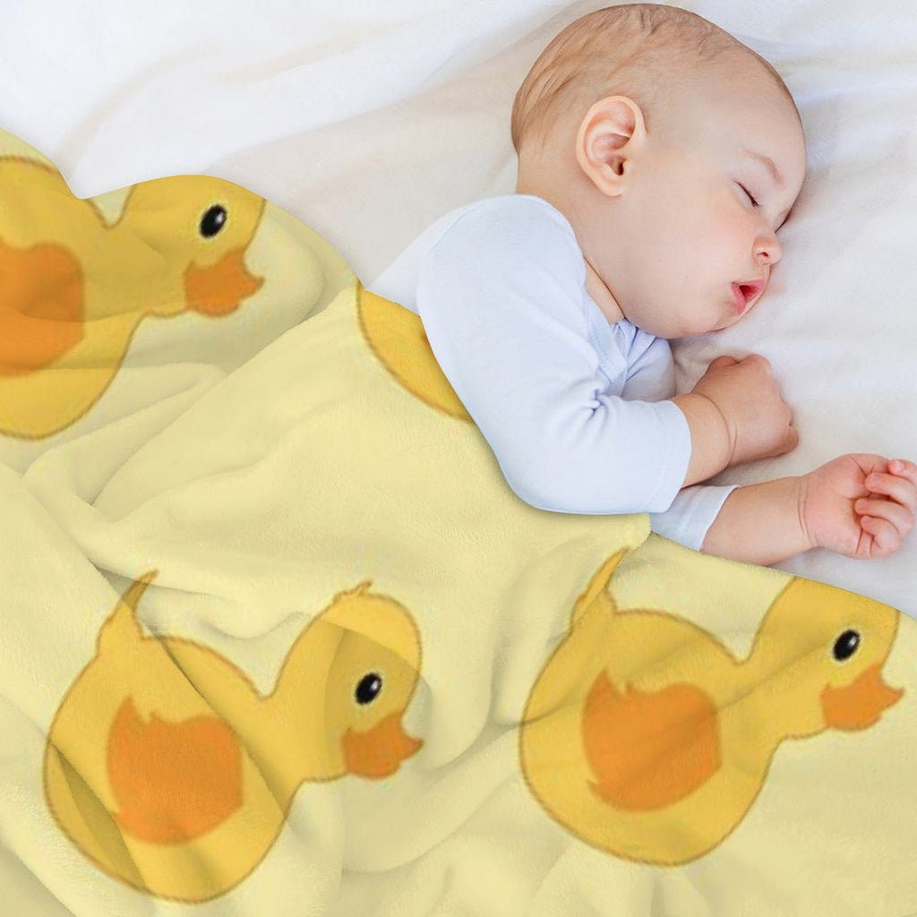 Rubber Duck Wrinkle-free Throw Blanket