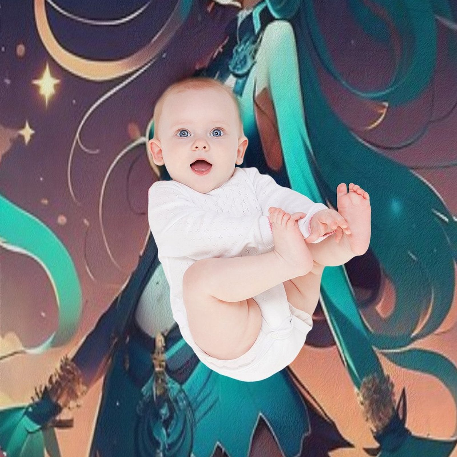 Hatsune Miku Shrink-resistant Throw Blanket