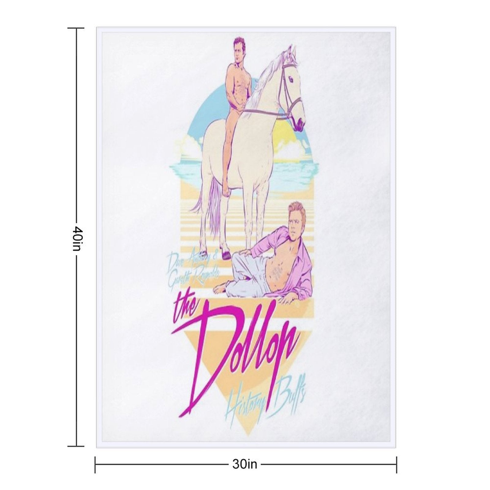 DOLLOP - History Buffs Gift-ready Throw Blanket