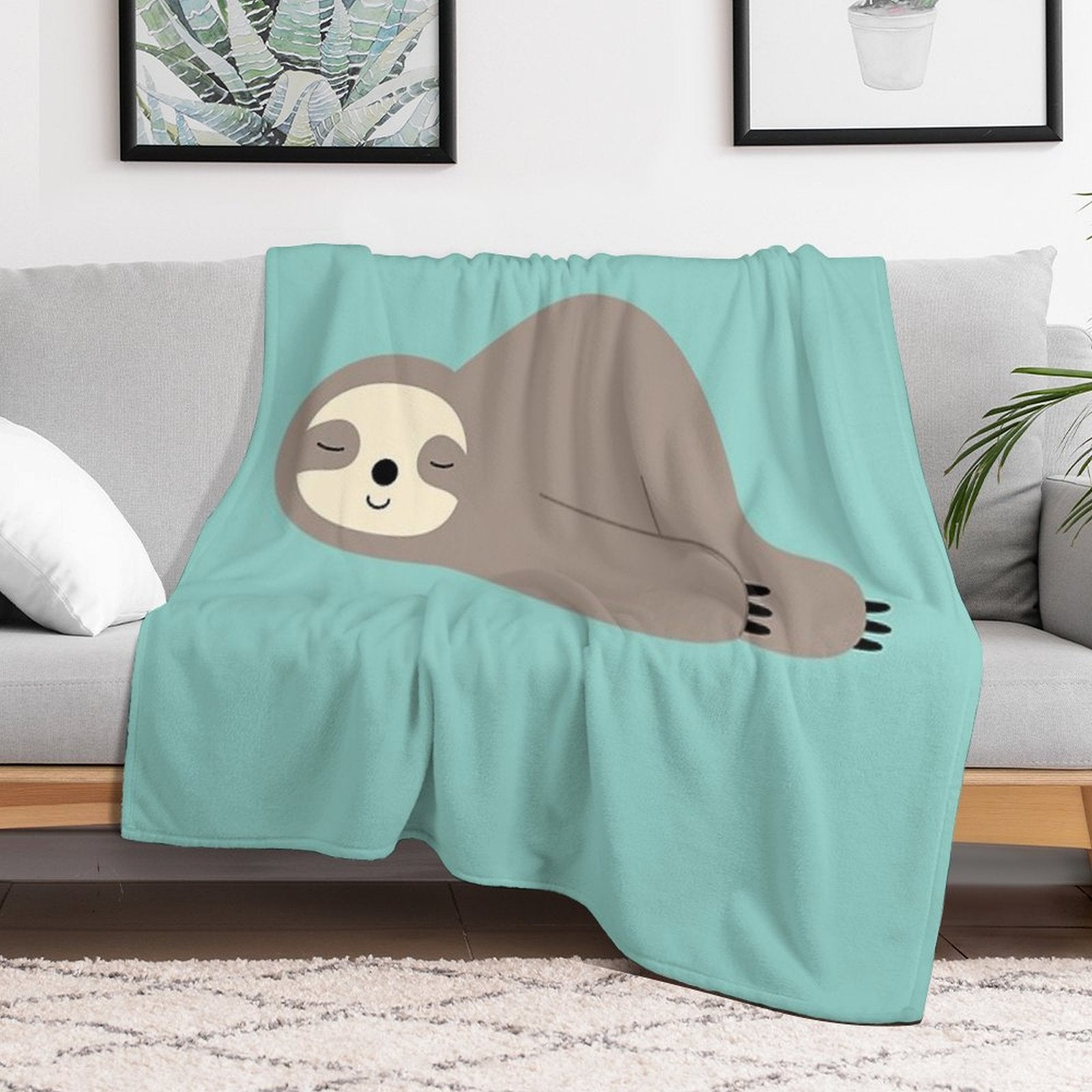 Do Nothing Durable Throw Blanket