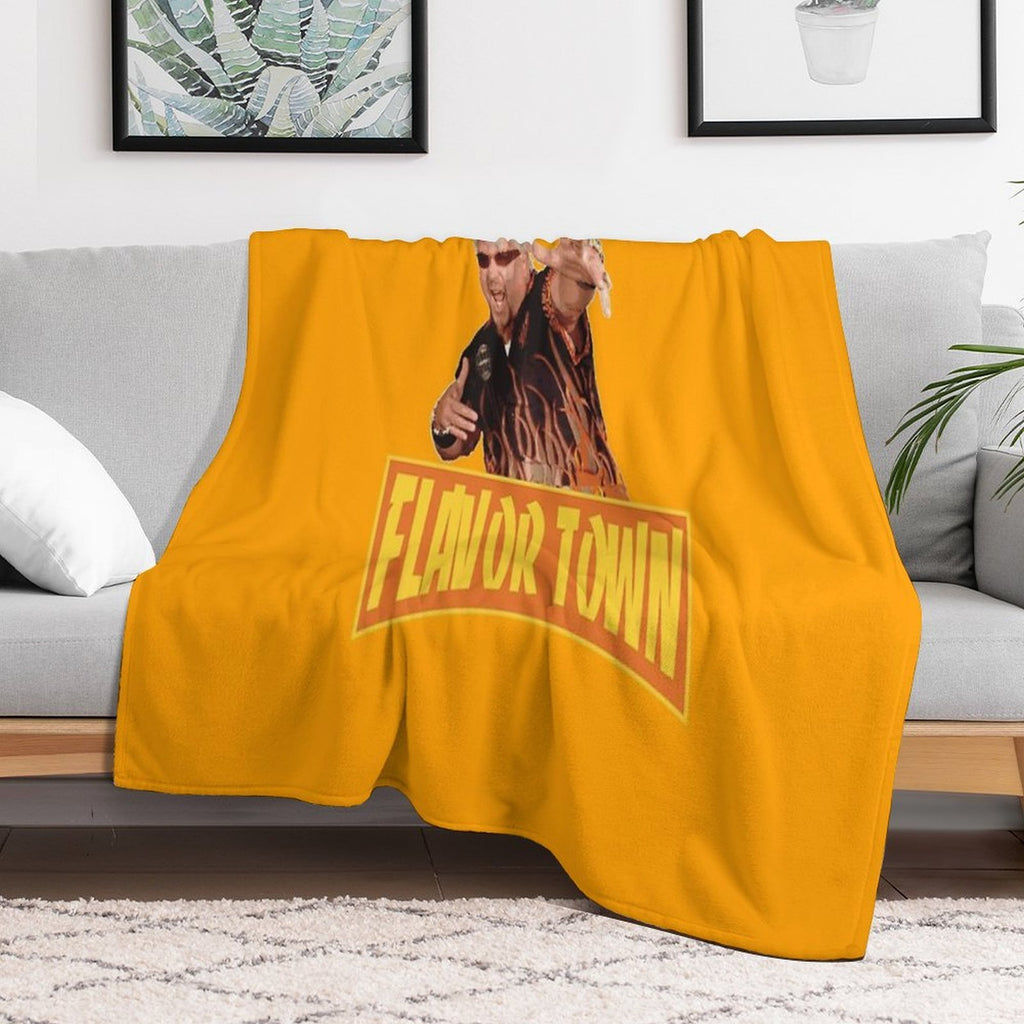 FLAVOR TOWN USA - GUY FlERl Quick-dry Throw Blanket