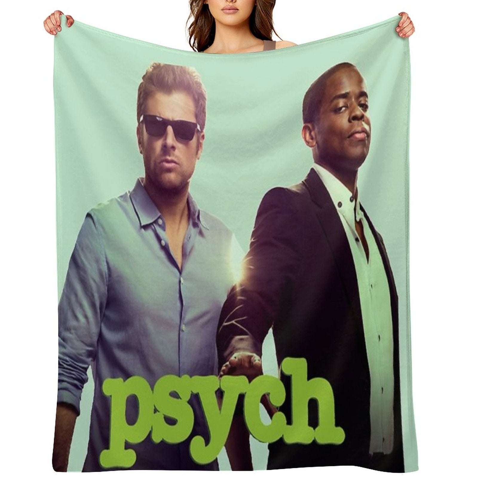 Psych Anti-pilling Throw Blanket