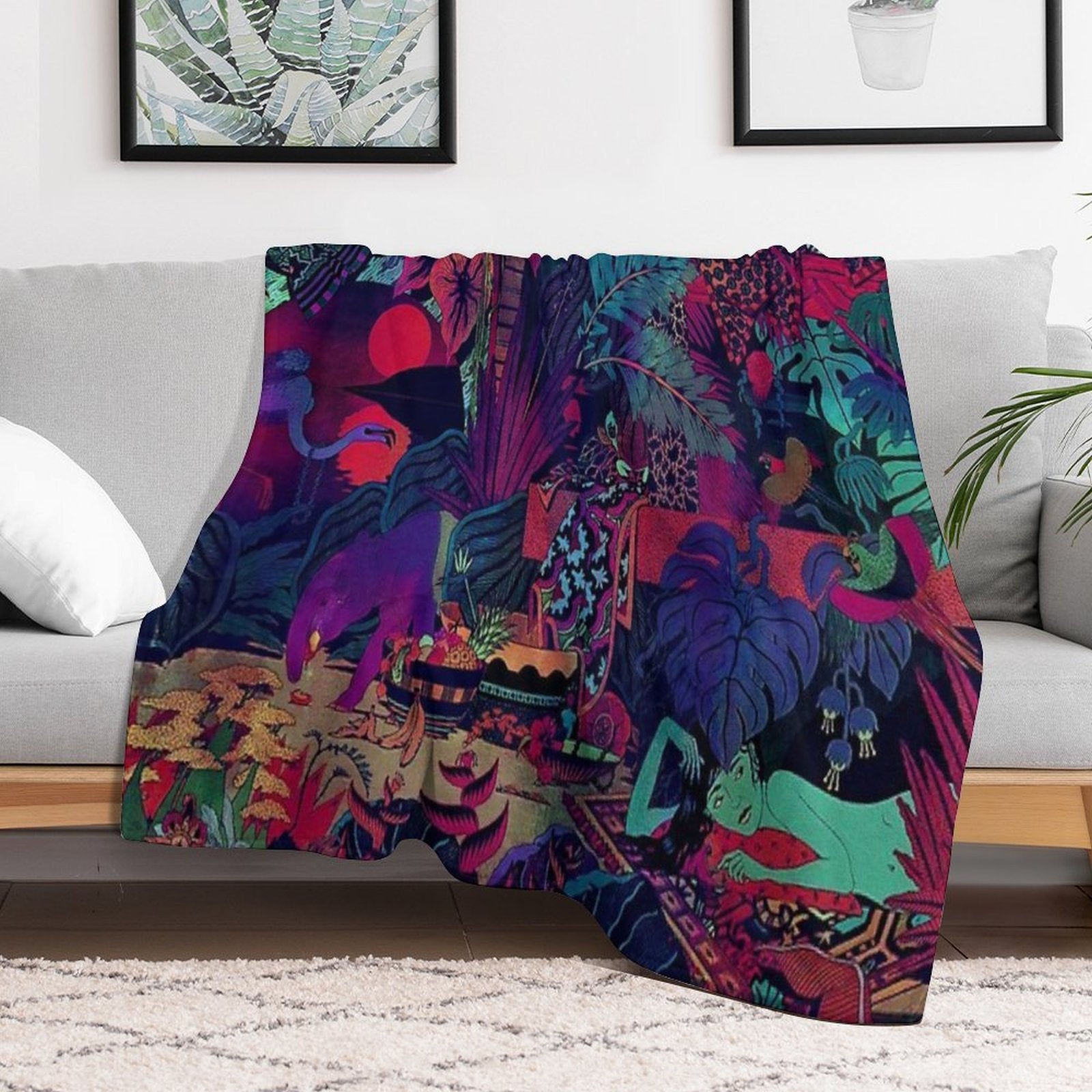 Glass Animals Multi-functional Throw Blanket