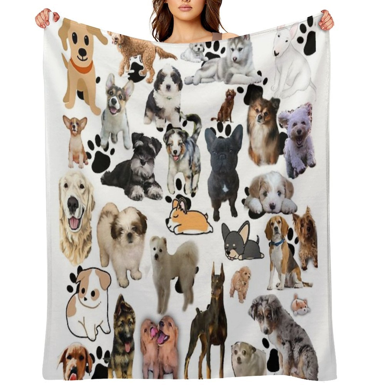 Dog Lovers Anti-pilling Throw Blanket