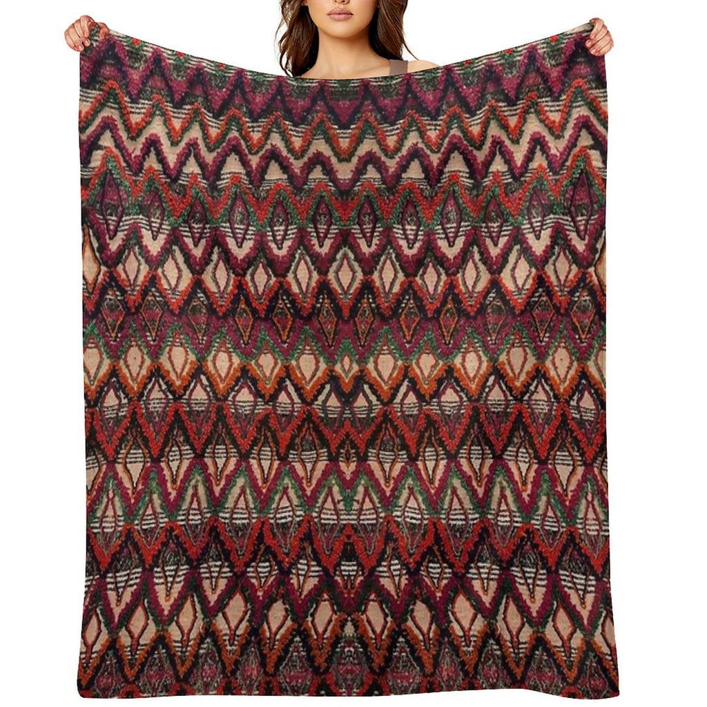 Pattern Design Wrinkle-free Throw Blanket